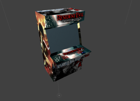Arcade Game Resident Evil 3D model