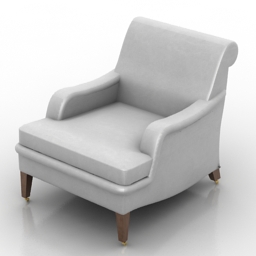 Armchair George Smith Minster 3d model
