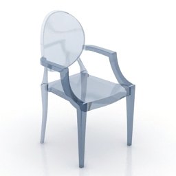 Armchair Ghost chair 3d model