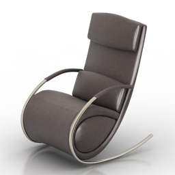 Armchair Rocking chair 3d model