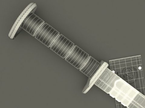 Army knife 3D model