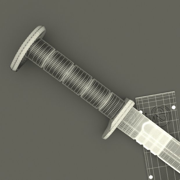 Army knife 3D model
