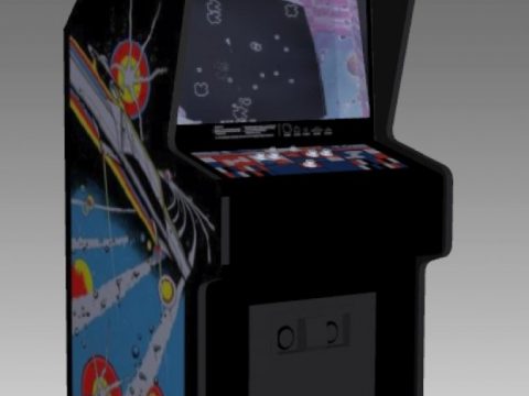 Asteroids Upright Arcade Machine 3D model