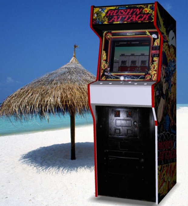 Rush'n Attack Upright Arcade Machine