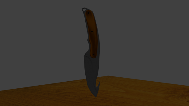 Basic Gut Knife 3D model