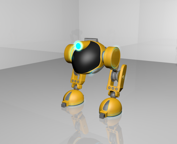 Biped Rigged 3D model