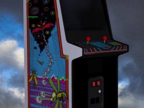 Black Widow Upright Arcade Machine 3D model