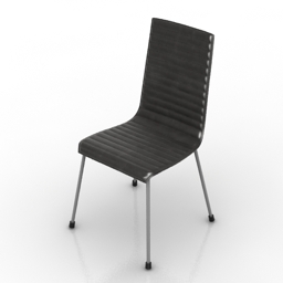 Chair black 3d model
