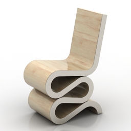 Chair Vitra Wiggle 3d model