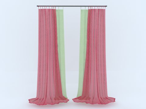 Curtain 3d model