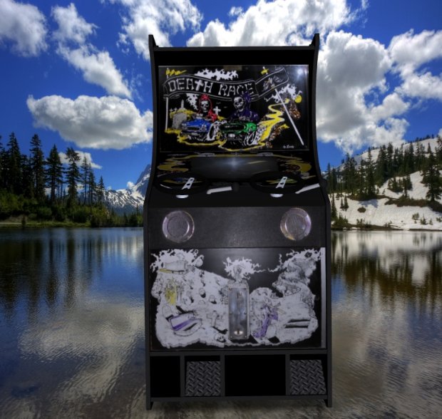 Death Race - Upright Arcade Machine 3D model