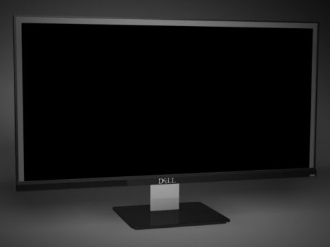 Dell LED monitor 3D model