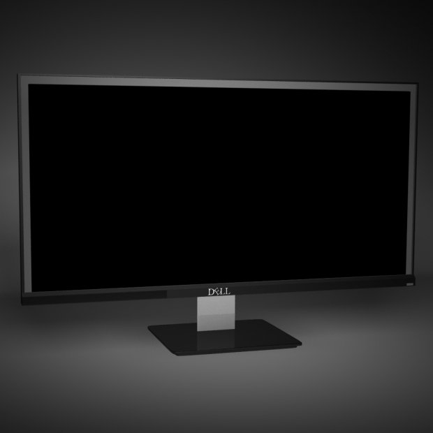 Dell LED monitor 3D model
