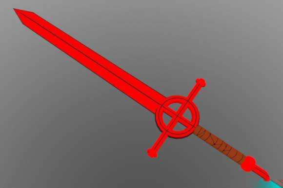Demon Blood Sword 3D model