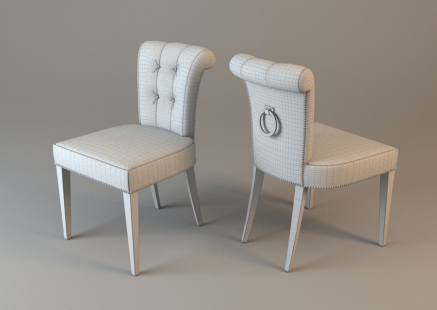 easy chair seat 3d model