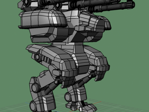 Fury war robot 3D model