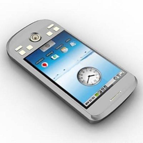 HTC mobile phone 3D model