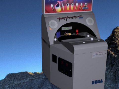 Hologram Time Traveler - Upright Arcade Machine 3D model