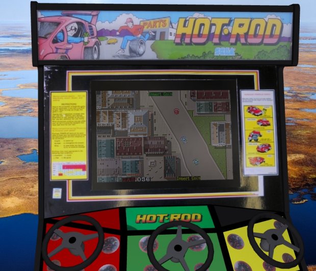 Hot Rod - Upright Arcade Machine