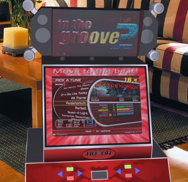 In The Groove 2 - standup dance machine 