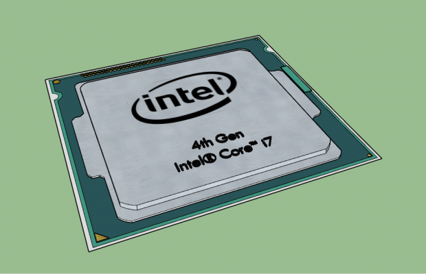 Intel i7 CPU 3D model