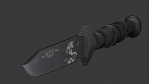 Knife US Army 3D model