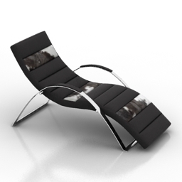 Lounge black free 3d model download