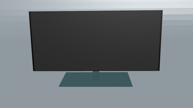 Low-Poly Monitor 3D model