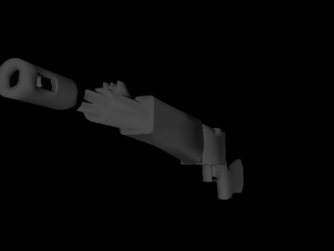 Makeshift Rifle 3D model