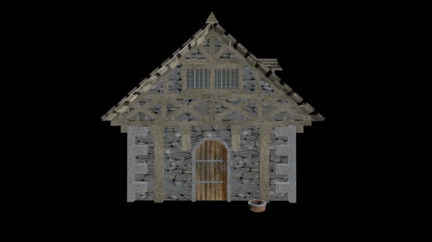 Medieval House 3D model