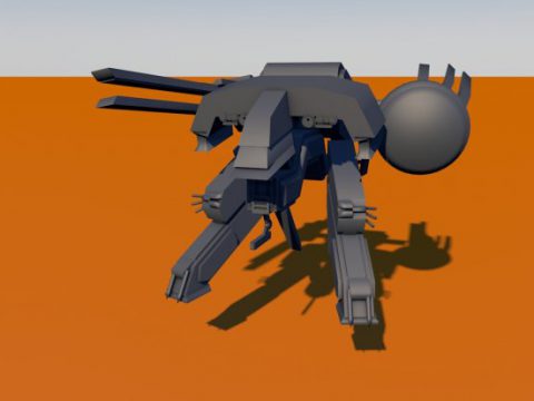 Metal Gear Rex 3D model