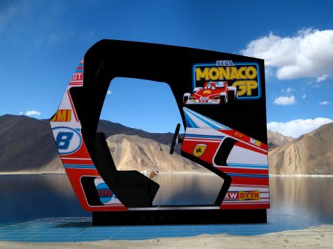 Monaco GP - Upright Arcade Machine 3D model