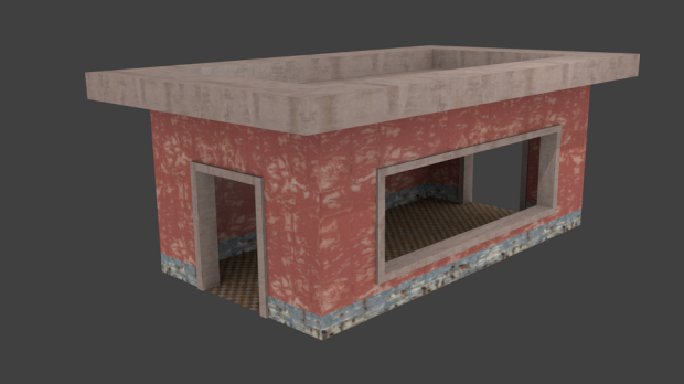 Old warehouse 3D model