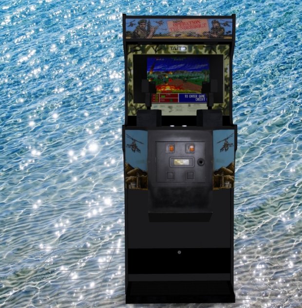 Operation Thunderbolt - Upright Arcade Machine 3D model