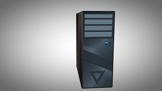 PC computer 3D model