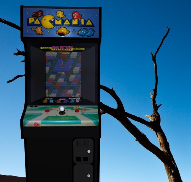 PacMania - Upright Arcade Machine 