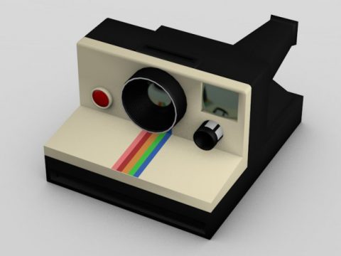 Polaroid Camera 3D model
