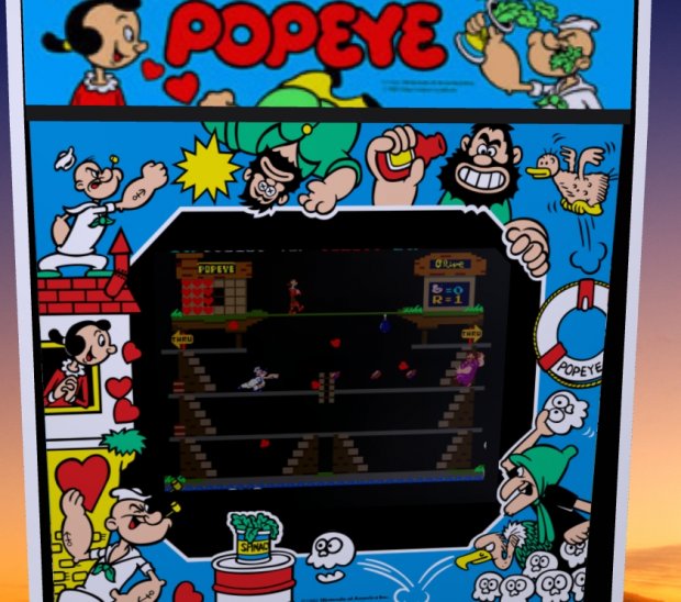Popeye - Upright Arcade Machine 