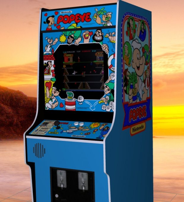 Popeye - Upright Arcade Machine 