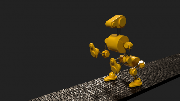 Robot Dog Animated 3D model