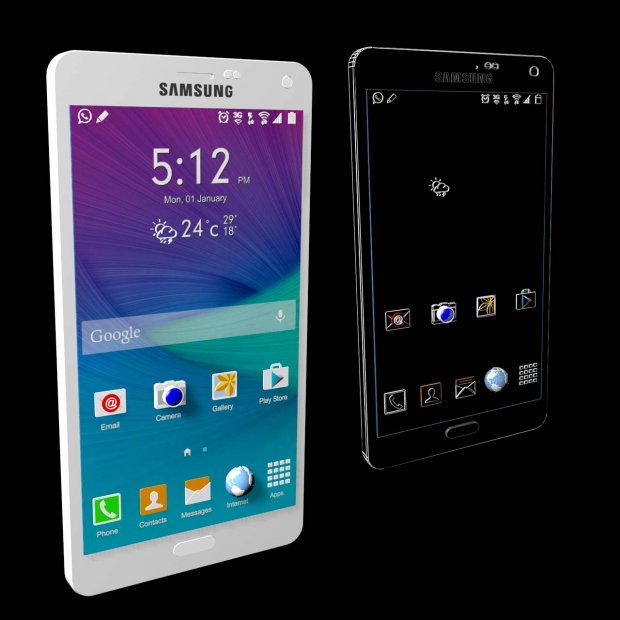 Samsung Galaxy Note 4 3D model
