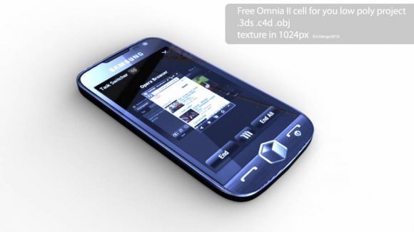 Samsung Omnia II 3D model
