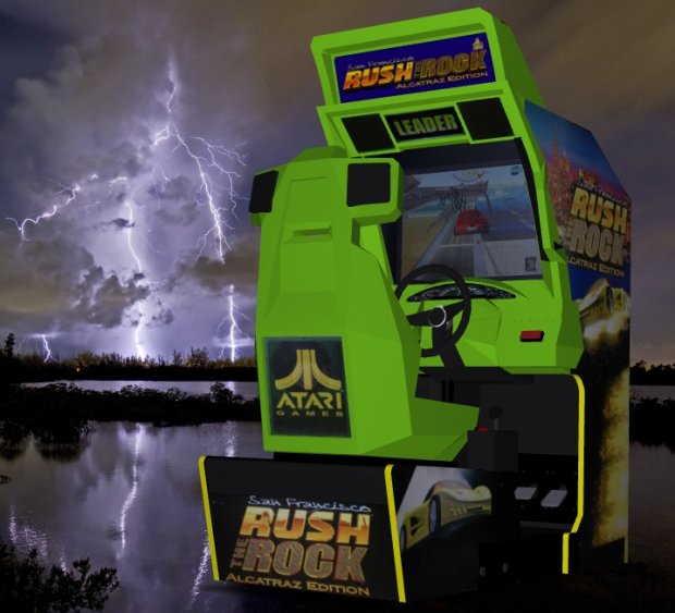 San Francisco Rush Alcatraz Edition - Sitdown Arcade Machine 
