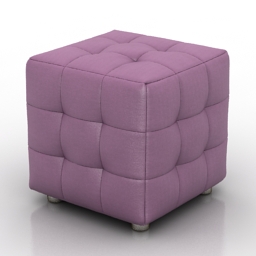 Seat purple 3d model