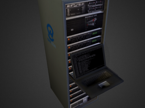Server Rack 3D model