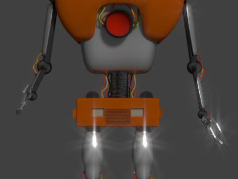 Simple Robot 3D model