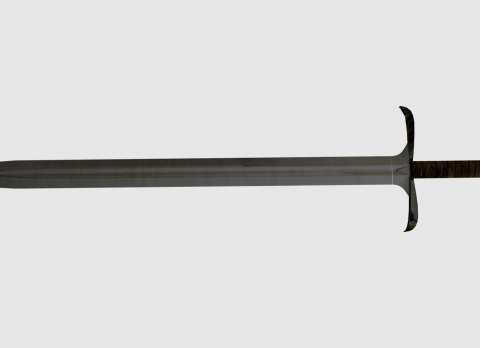 Simple Sword 3D model
