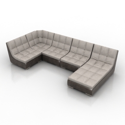 Sofa 3d gsm model