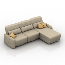 Sofa Ada Navy 3d model