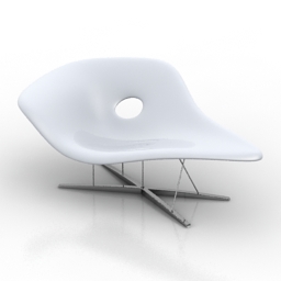 Sofa Bench La chaise 3d model